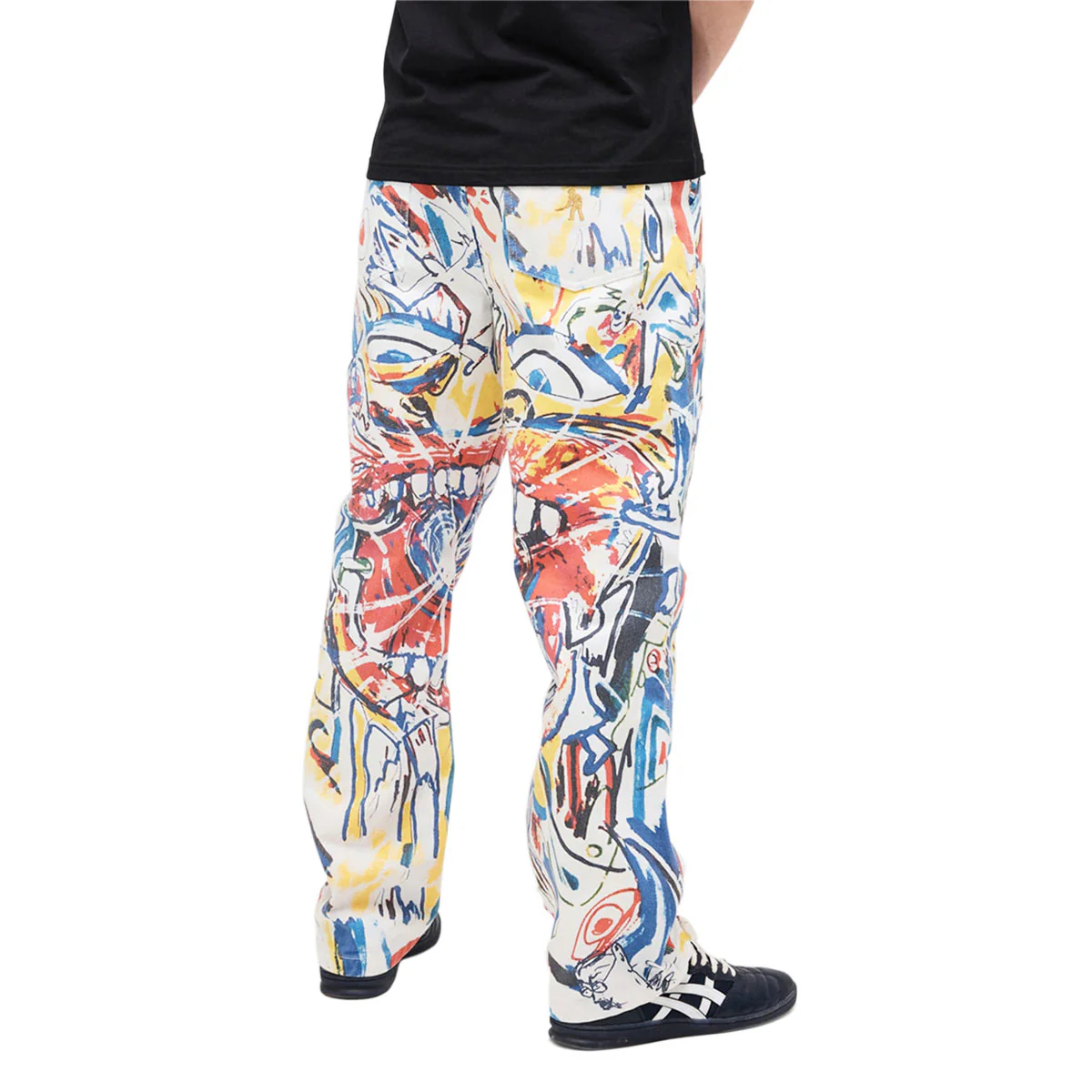 Passport Goes Around Workers Club Classic Jeans - Multi - Image 3