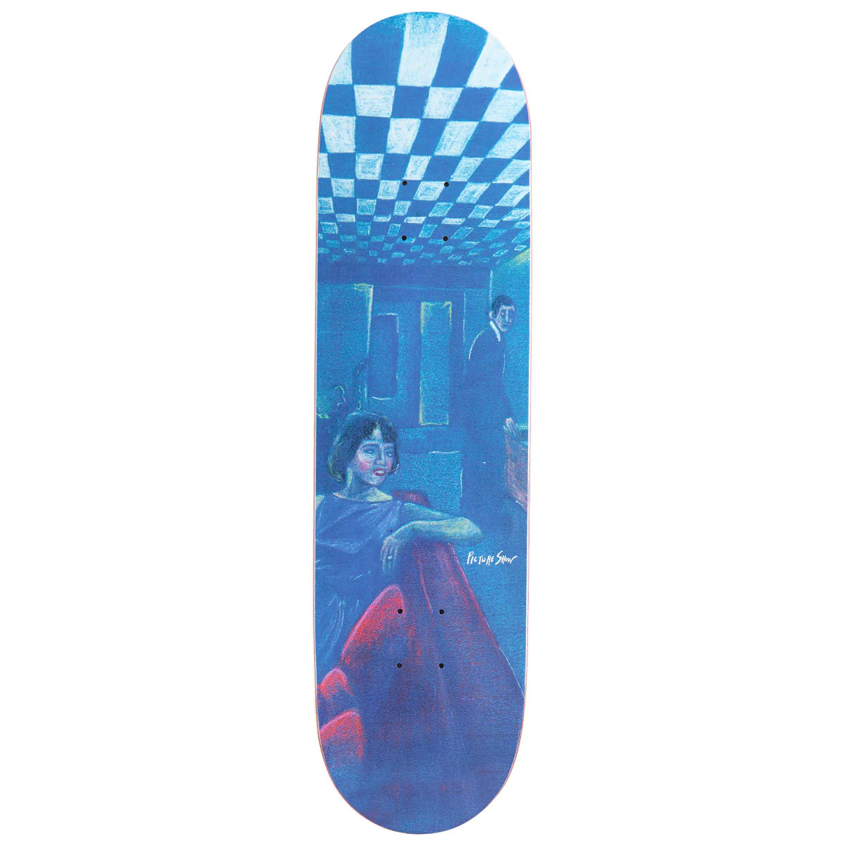 Picture Show Blue Lodge Skateboard Deck - 8.38"