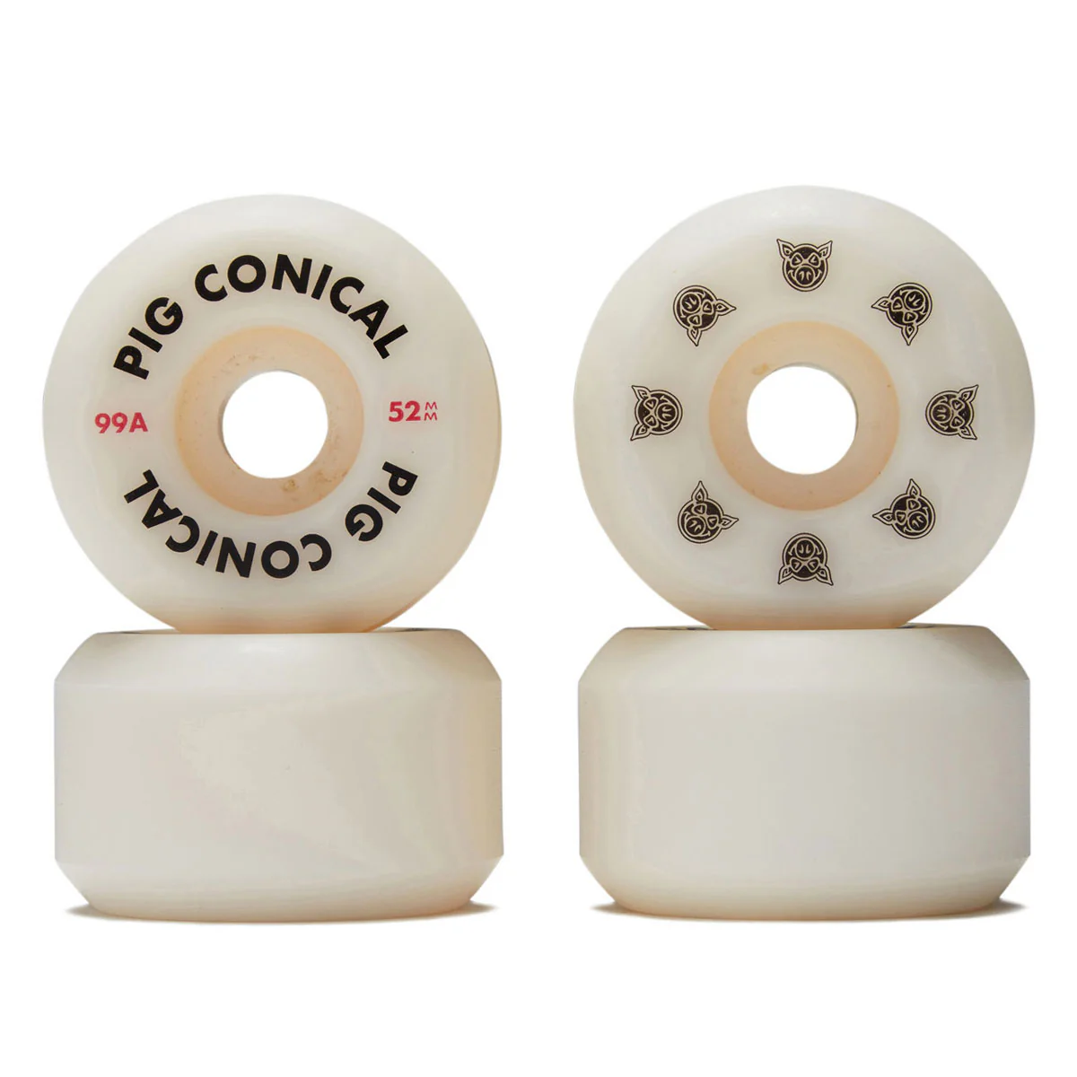 Pig Conical 99a Skateboard Wheels - 52mm - Image 2