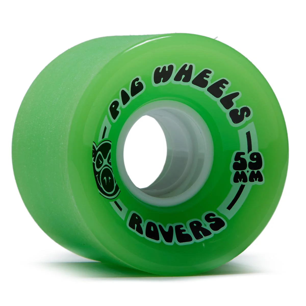 Pig Rover 85a Skateboard Wheels - Green/White Core - 59mm