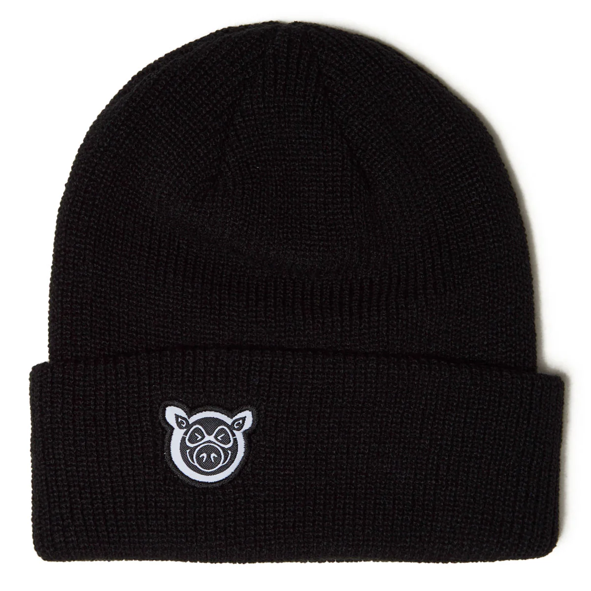 Pig Head Dock Beanie - Black