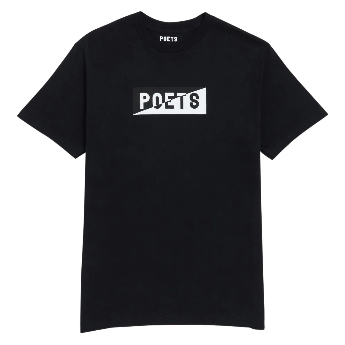 Poets Cinzano Screened T-Shirt - Black