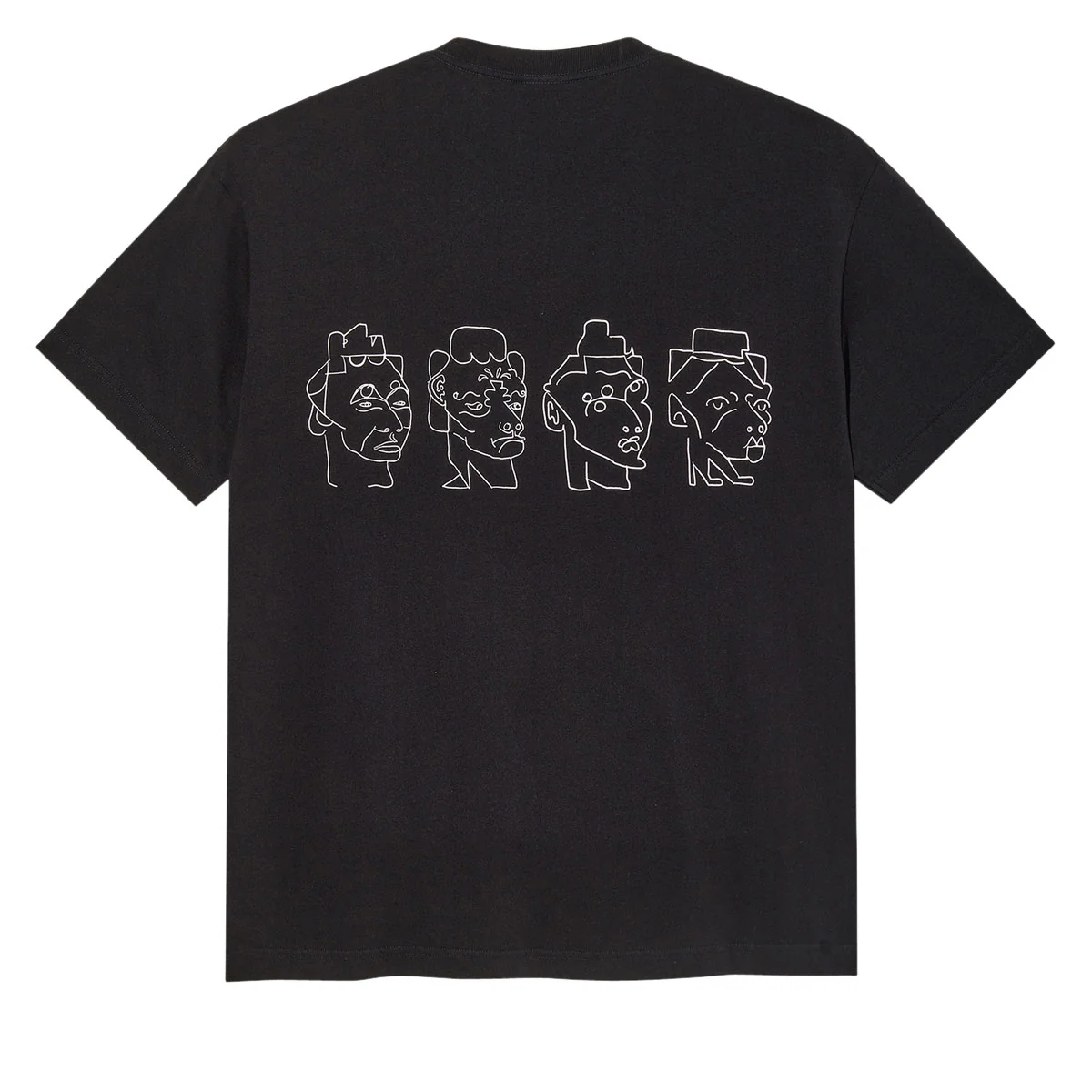 Polar 8 Heads Contrast T-Shirt - Black/White - Image 2