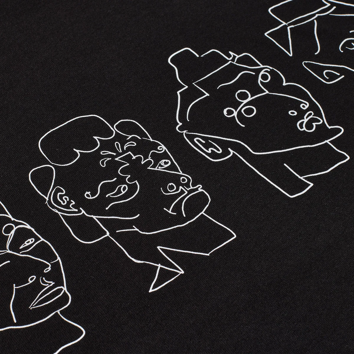 Polar 8 Heads Contrast T-Shirt - Black/White - Image 4
