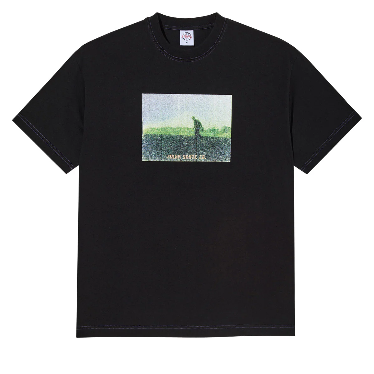 Polar Beach Walk Contrast T-Shirt - Black/Purple