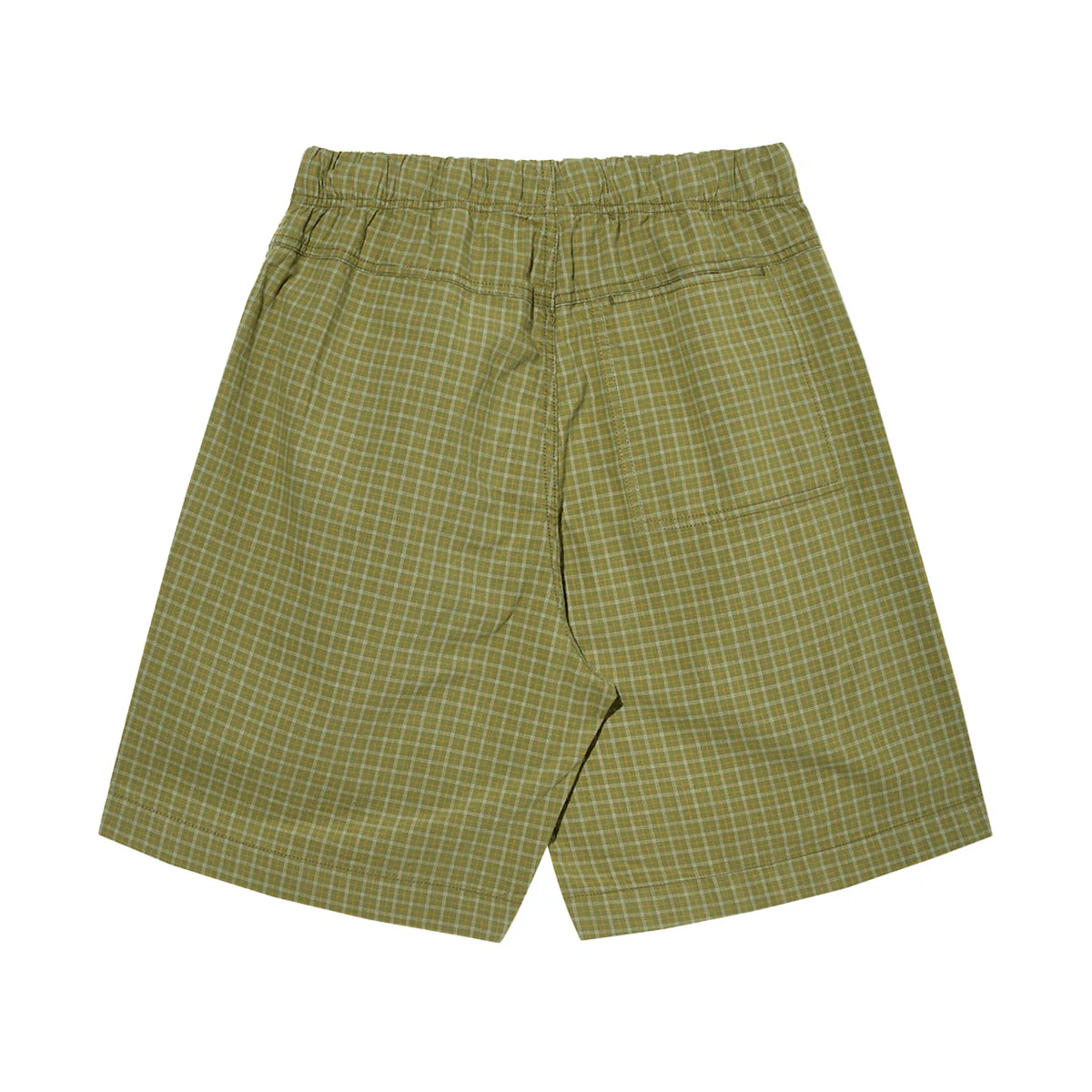 Polar Cotton Hike Shorts - Olive Check - Image 2