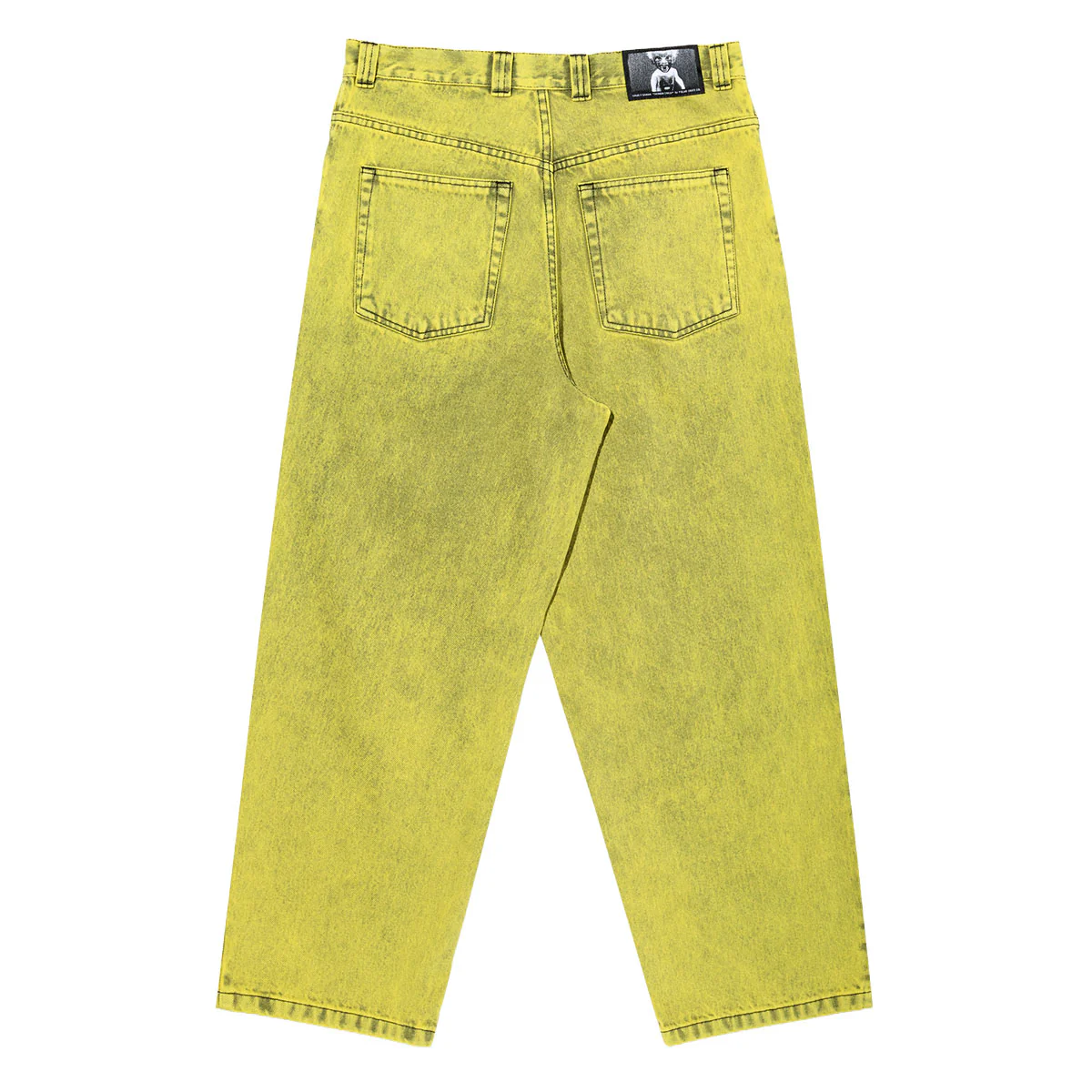 Polar Demon Child Big Boy Jeans - Lemon Black - Image 2