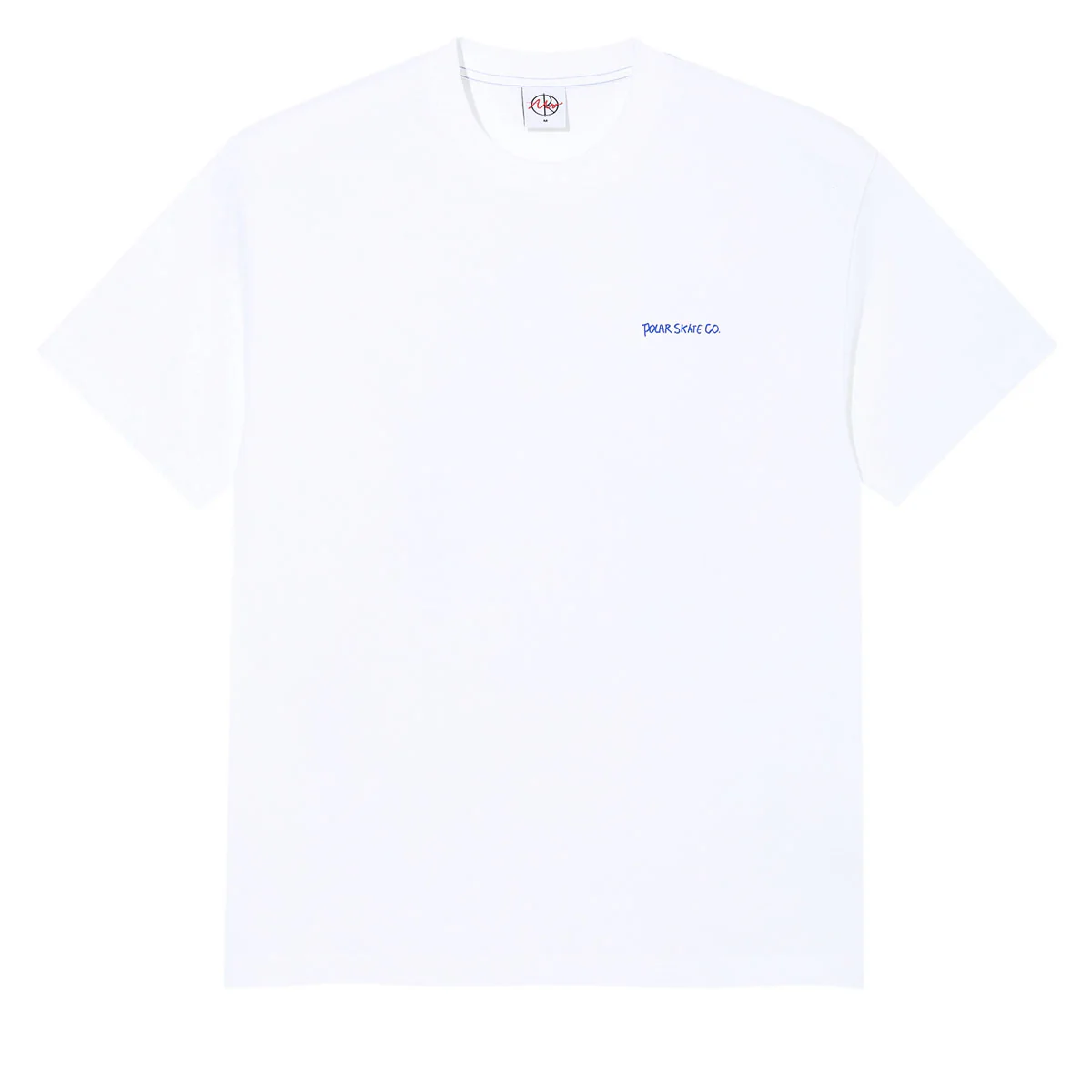Polar Doodle Contrast T-Shirt - White/Ultramarine - Image 2
