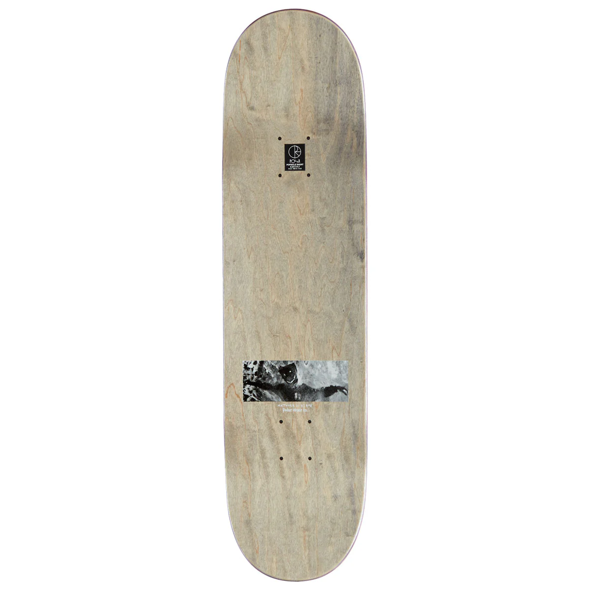 Polar Jamie Platt So Bored Skateboard Deck - Purple - 8.25" - Image 2