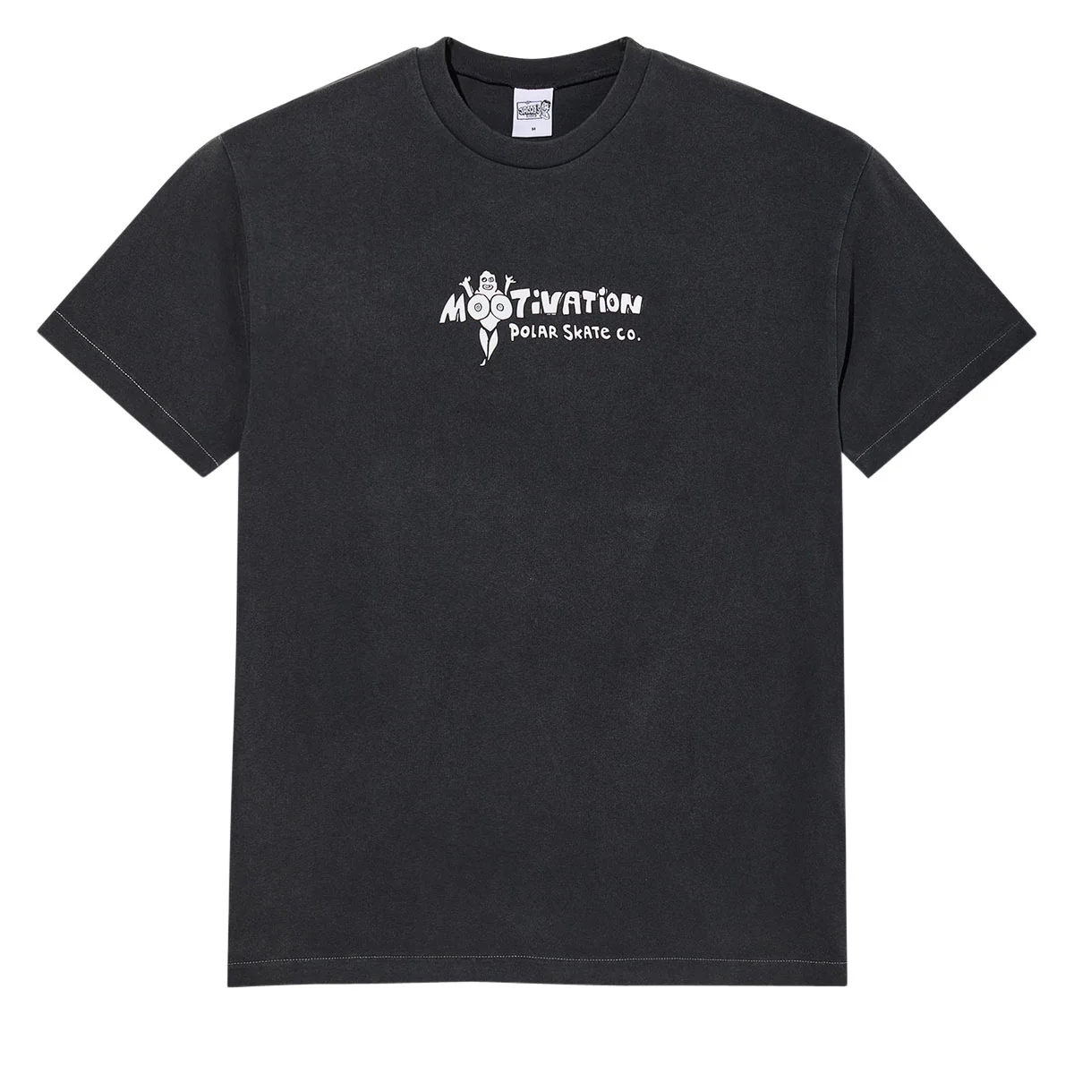 Polar Motivation Band T-Shirt - Silver Black