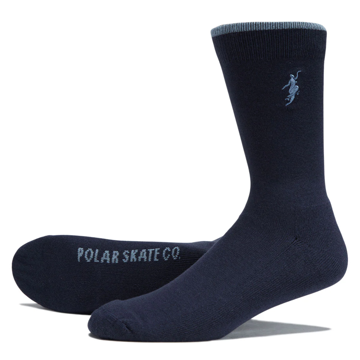 Polar No Complies Forever Business Socks - Navy/Light Blue - Image 2