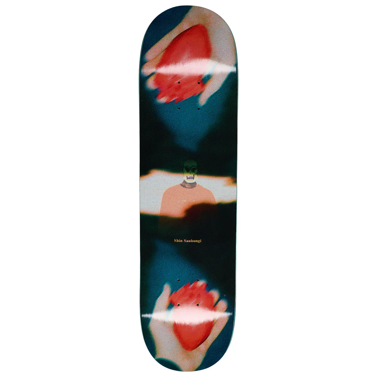 Polar Shin Sanbongi Heart In Hand Skateboard Deck - 8.25"