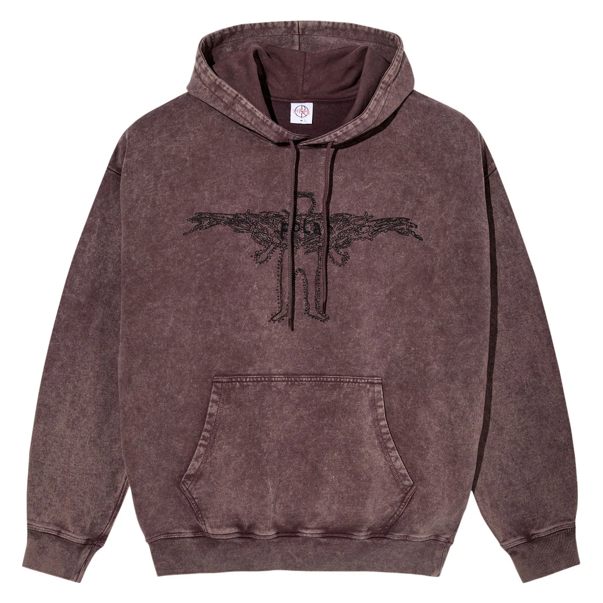 Polar Soul Acid Frank Hoodie - Bordeaux