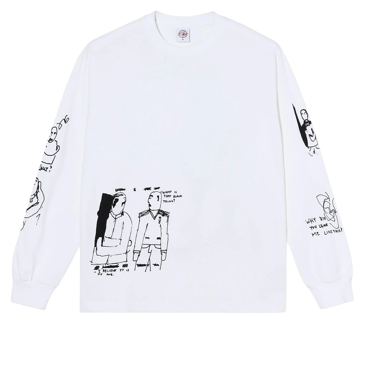 Polar The End Long Sleeve T-Shirt - White