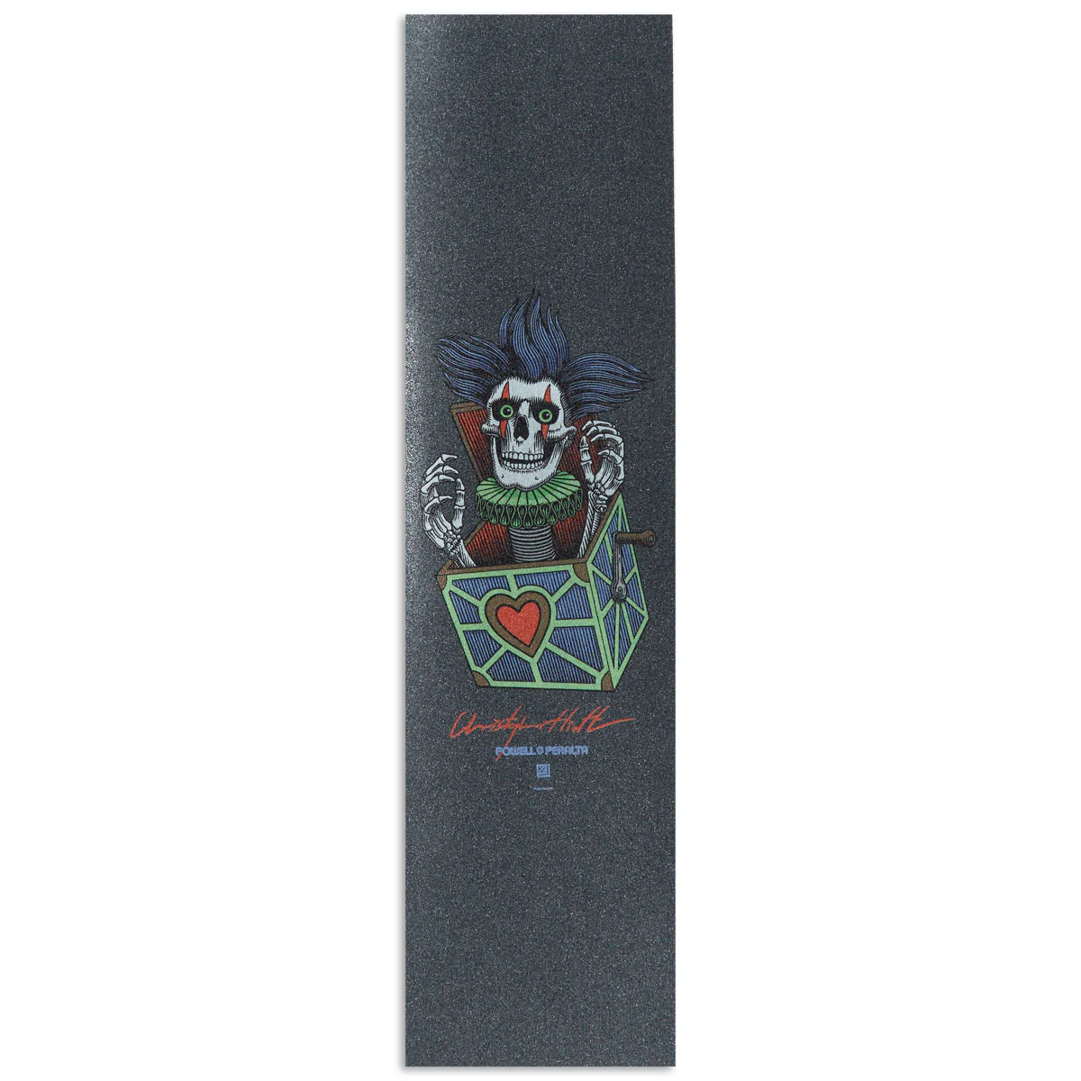 Powell-Peralta Chris Hiett Skull Grip tape - Black - 9.00"