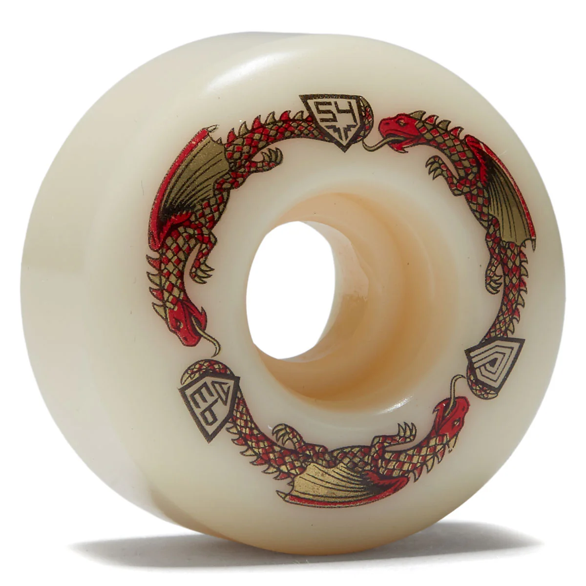 Powell-Peralta Dragon Formula 93a V4 Skateboard Wheels - Off White - 54mm