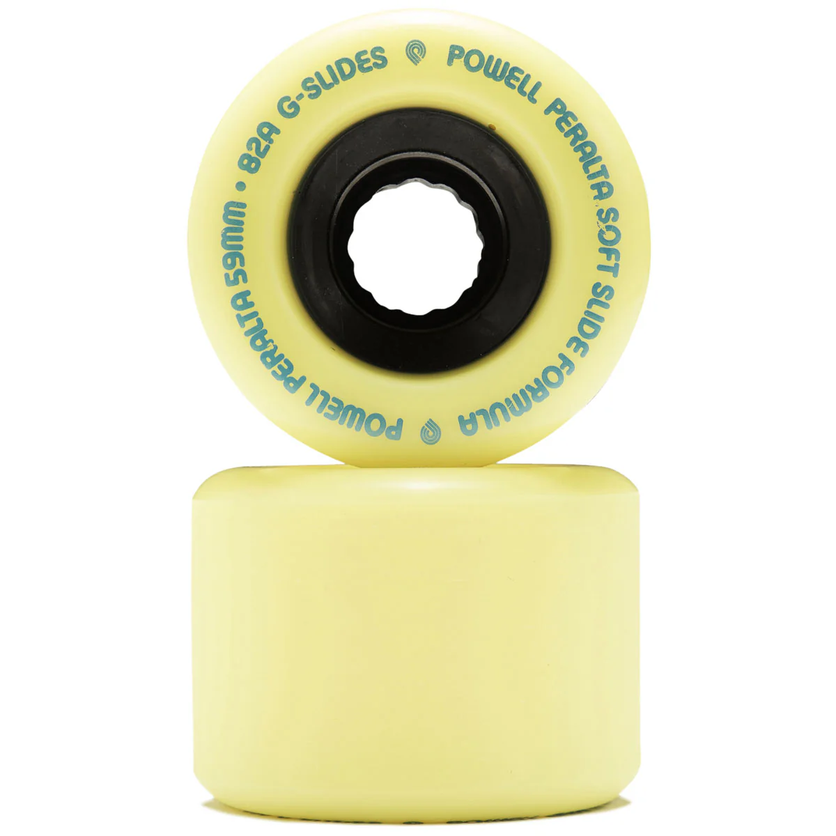 Powell-Peralta G-Slides 82A Longboard Wheels - Yellow - 59mm - Image 2