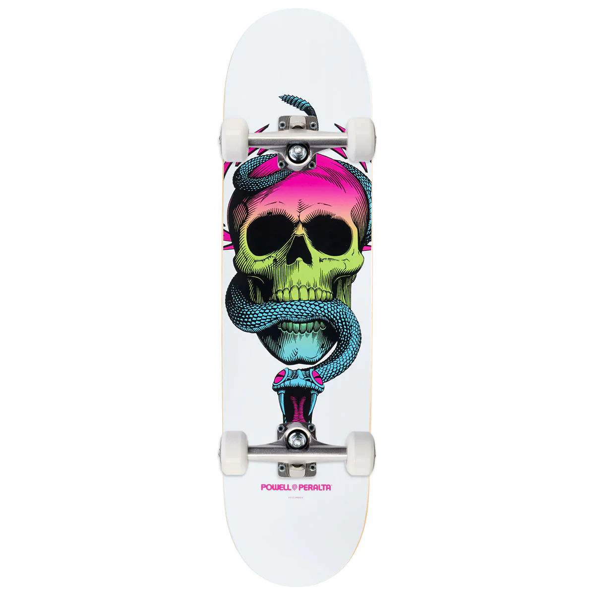 Powell-Peralta Mike McGill Skull & Snake Skateboard Complete - Lime Fade/White - 8.00"
