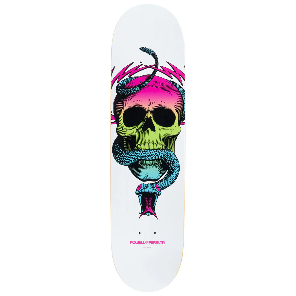 Powell-Peralta Mike McGill Skull & Snake Skateboard Deck - Lime Fade/White - 8.00"