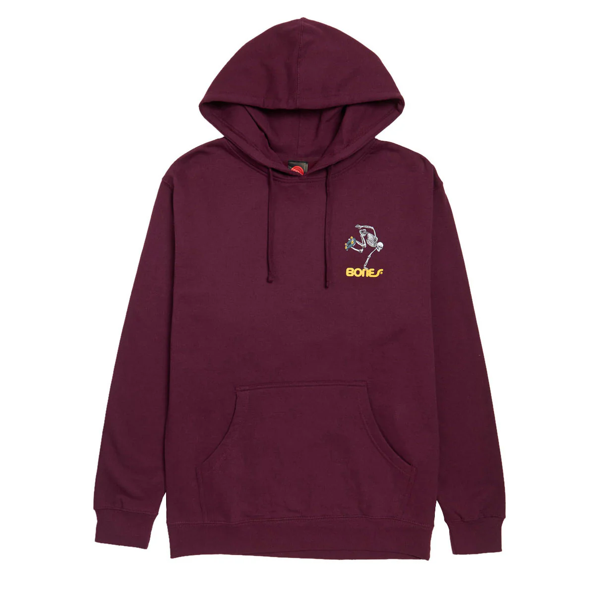 Powell-Peralta Skateboard Skeleton Hoodie - Maroon - Image 2