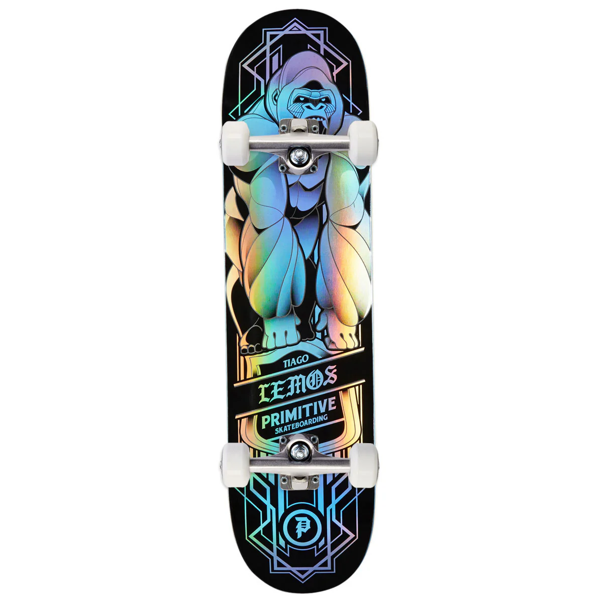 Primitive Lemos Gorilla Spectra Skateboard Complete - Black - 8.00"