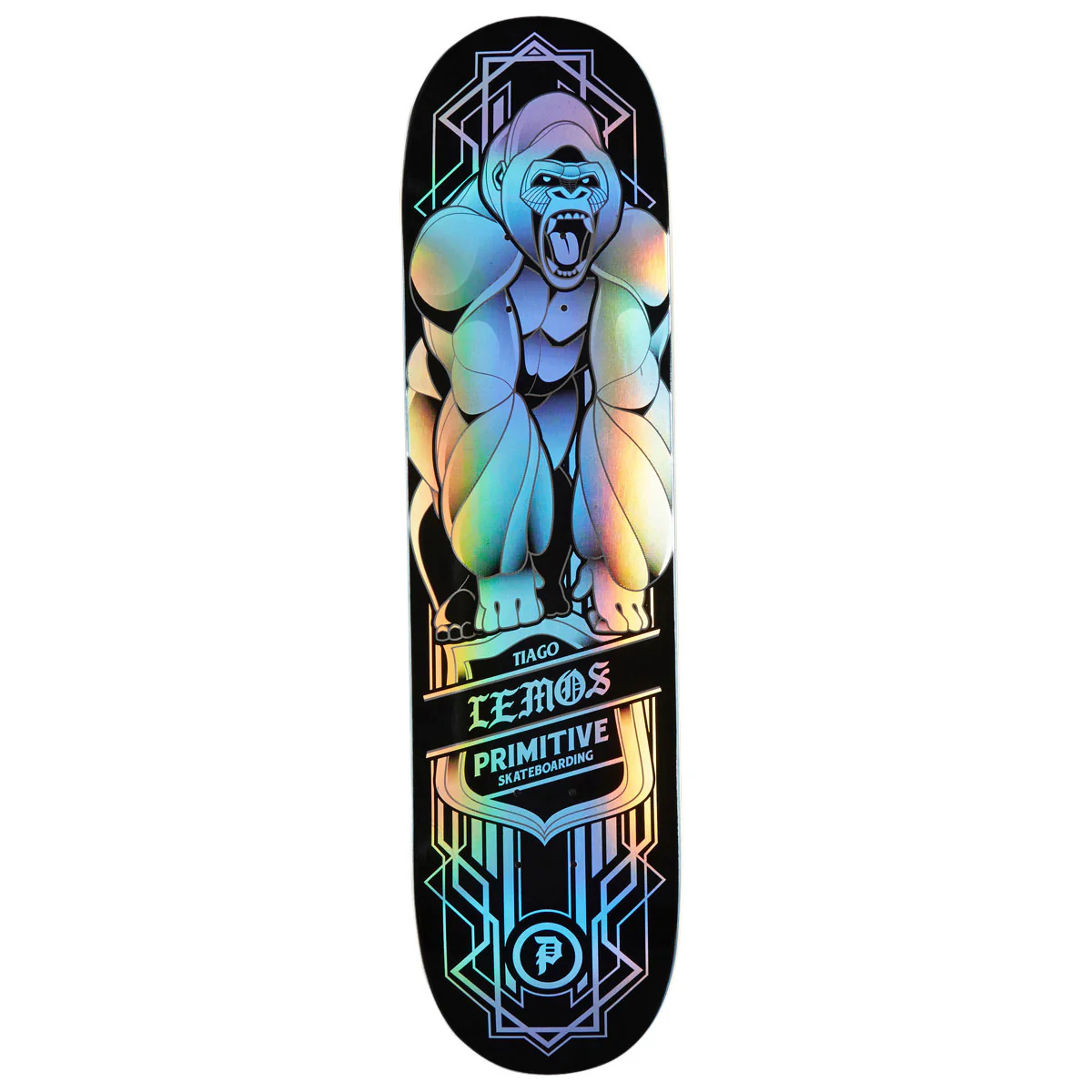 Primitive Lemos Gorilla Spectra Skateboard Deck - Black - 8.00"