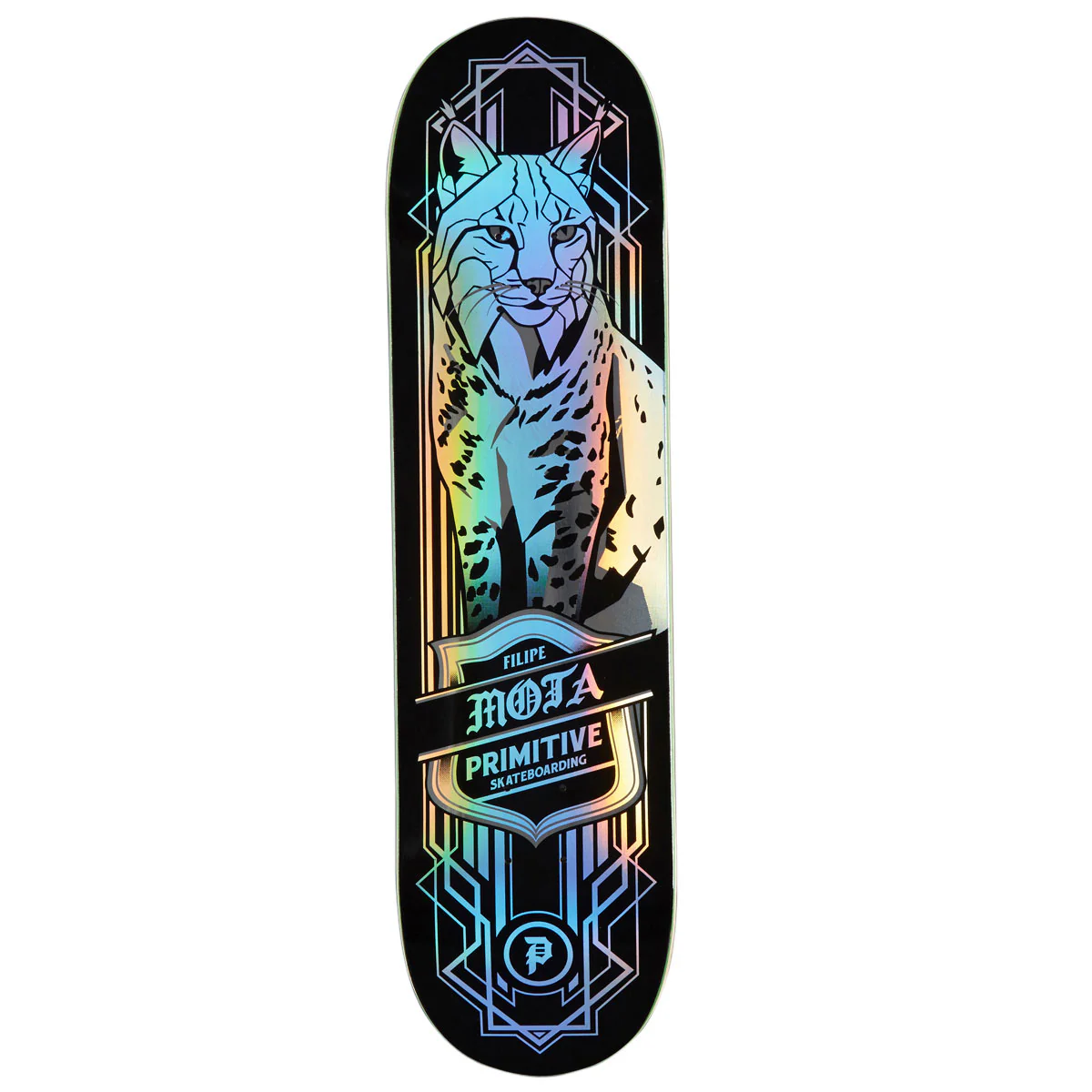 Primitive Mota Lynx Spectra Skateboard Deck - Black - 8.25"