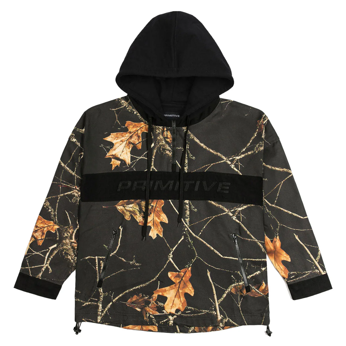 Primitive Night Owl Anorak Jacket - Black