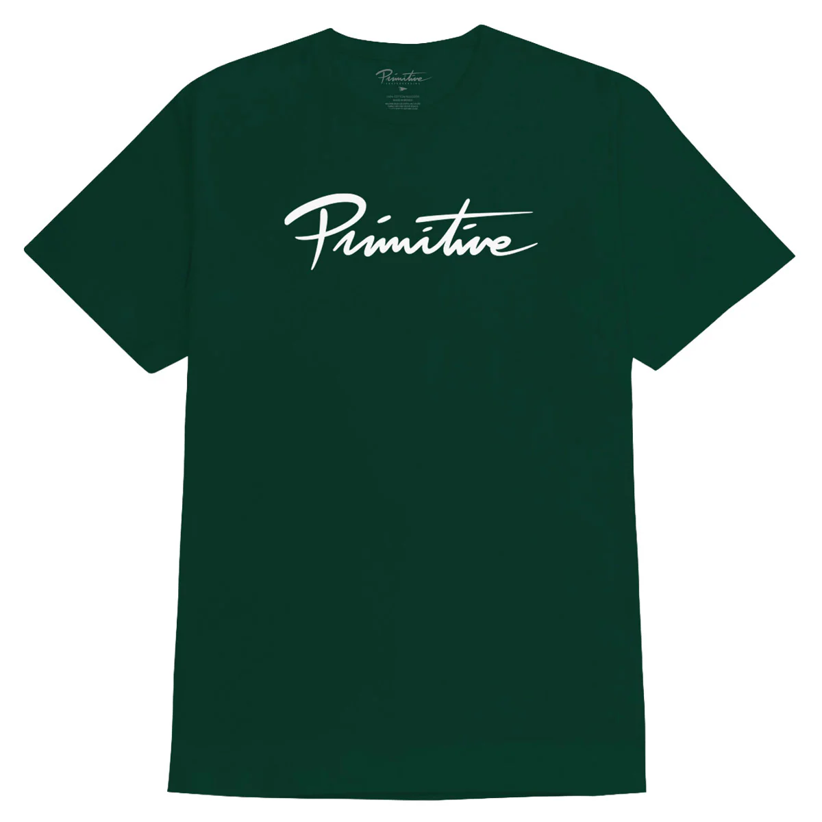 Primitive Nuevo Script T-Shirt - Forest Green