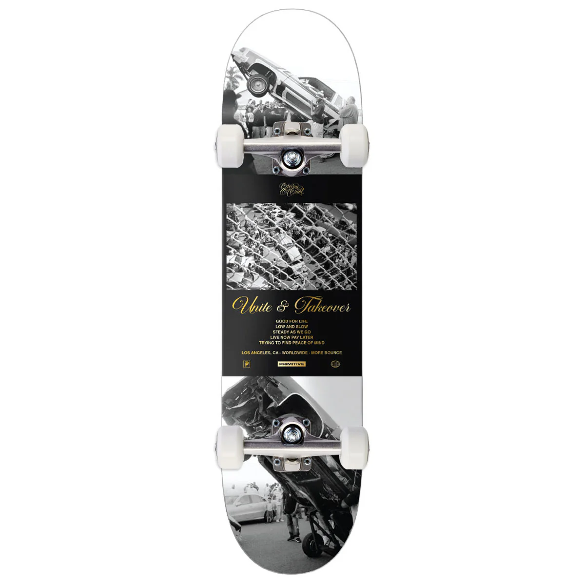 Primitive x Estevan Oriol Bounce Skateboard Complete - Black - 8.125"