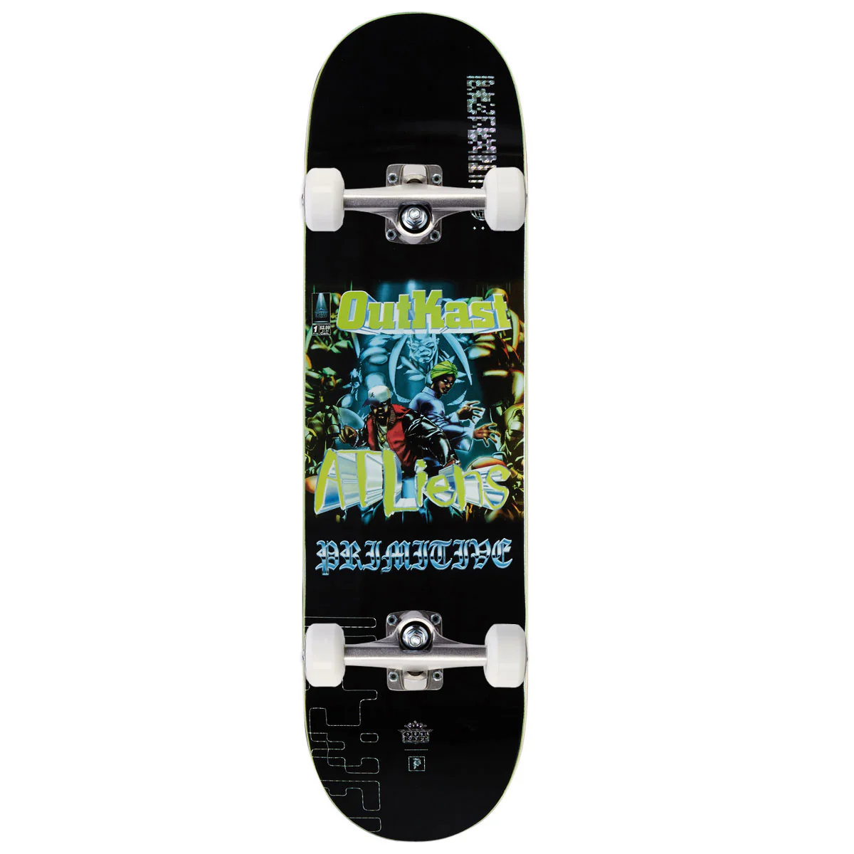 Primitive x Outkast Atliens Team Skateboard Complete - Black - 8.25"