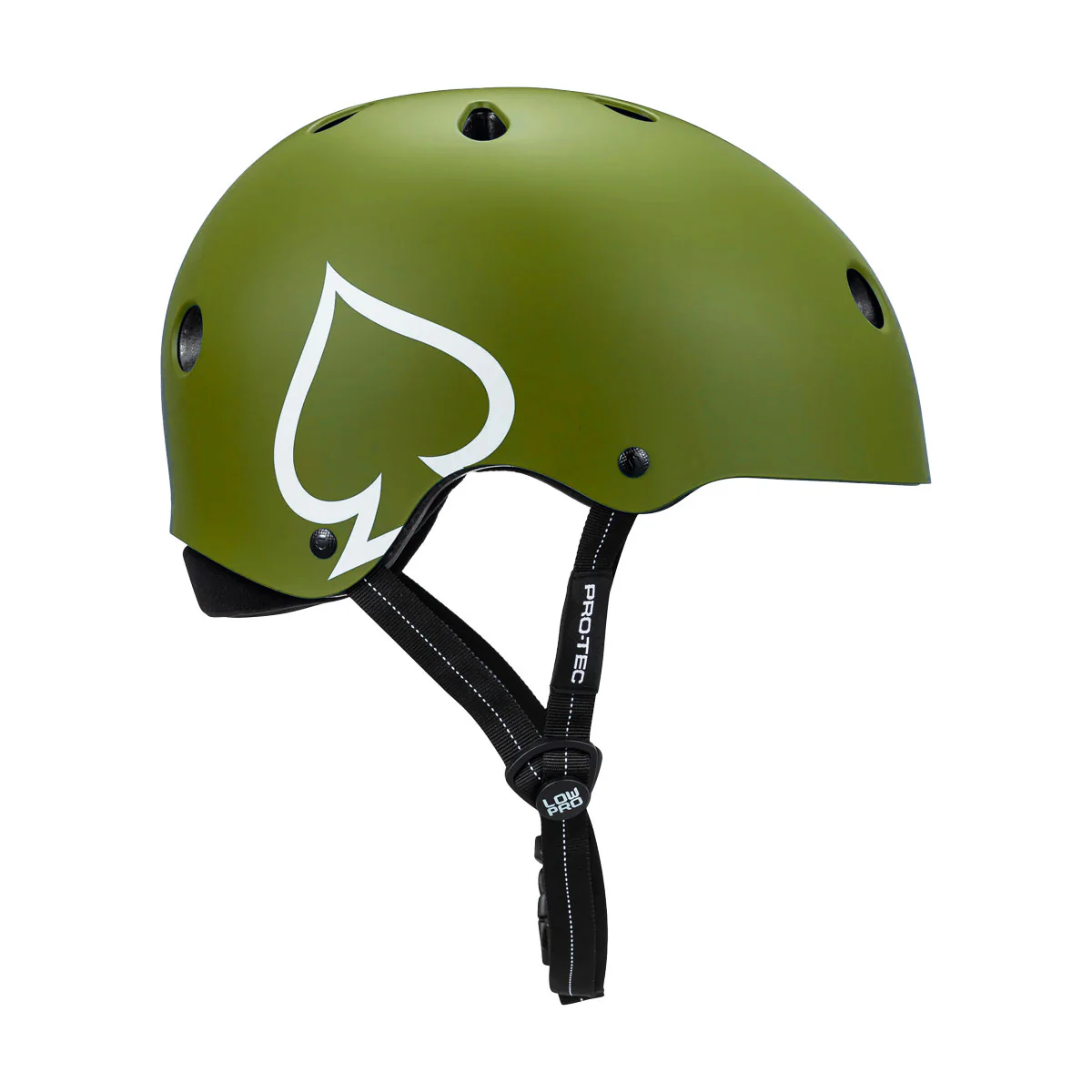 Pro-Tec Low Pro Helmet - Army Green Matte - Image 3