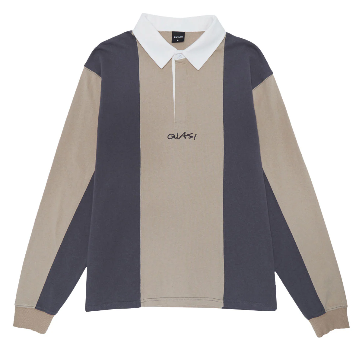 Quasi Ruck Long Sleeve Rubgy Shirt - Navy