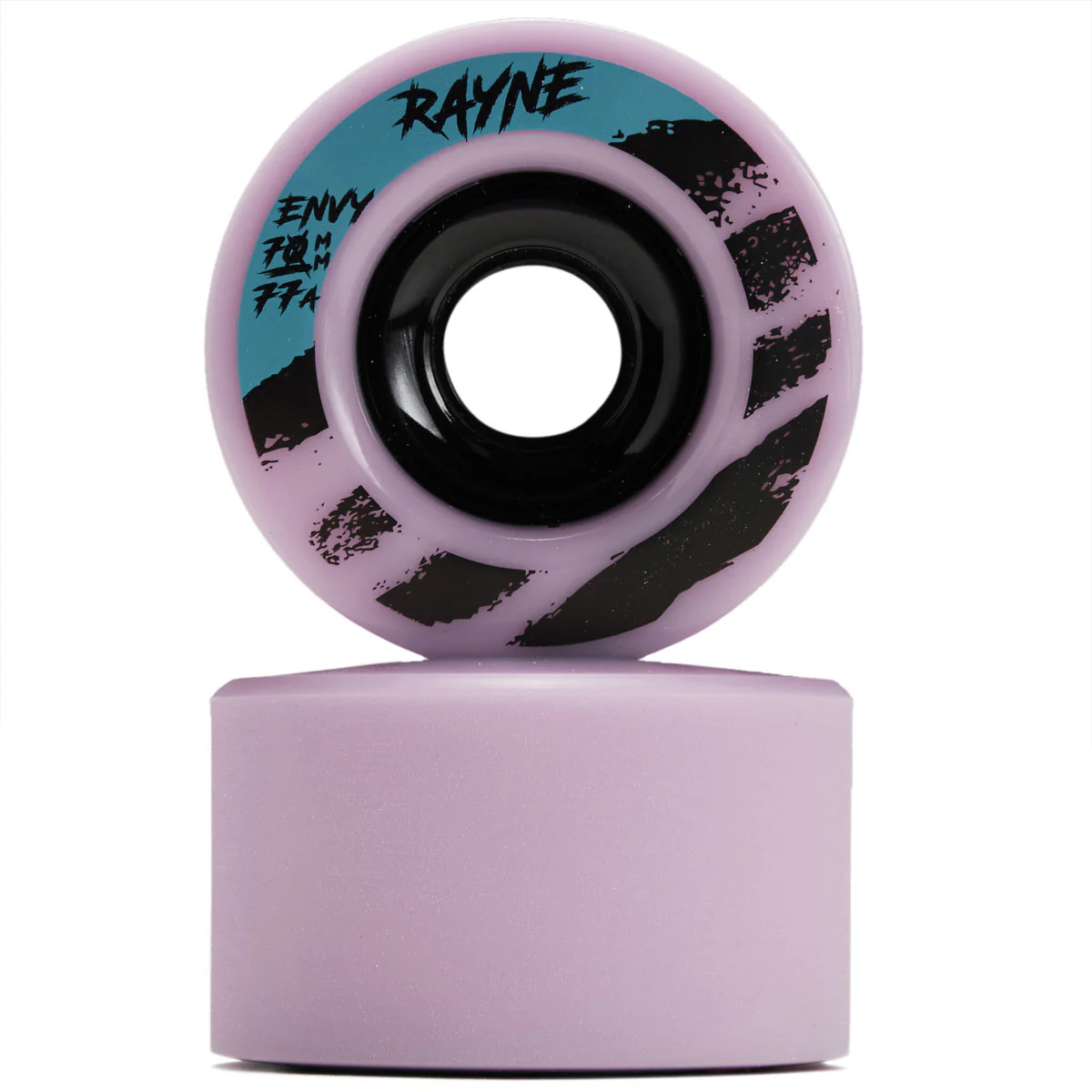 Rayne Envy V2 77a Longboard Wheels - Pink Jelly - 70mm - Image 2