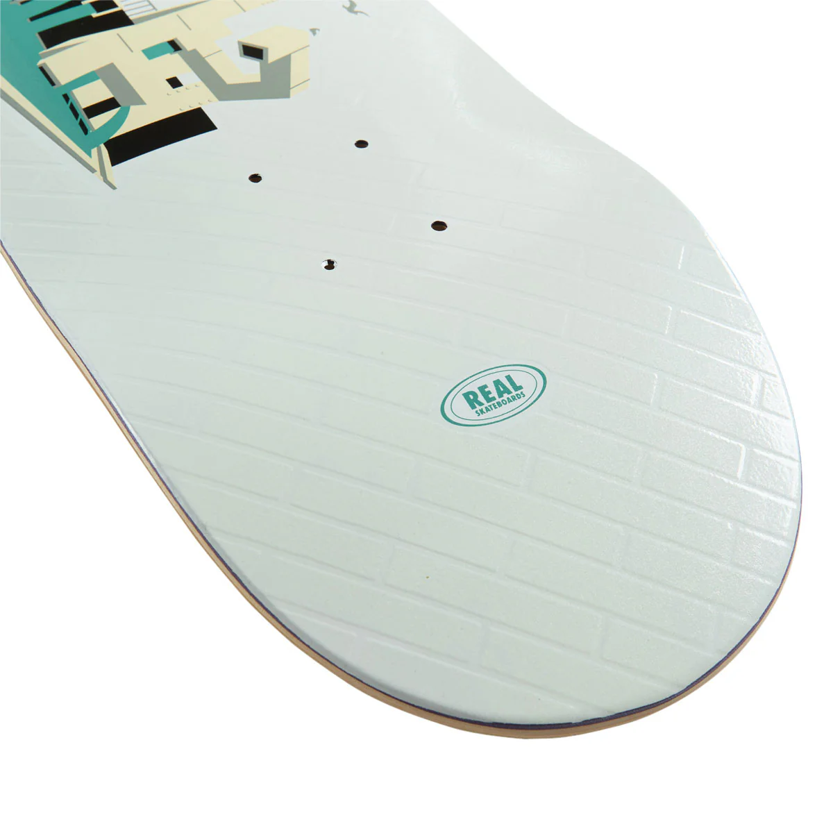 Real EMB Team Skateboard Complete - White - 8.25" - Image 3