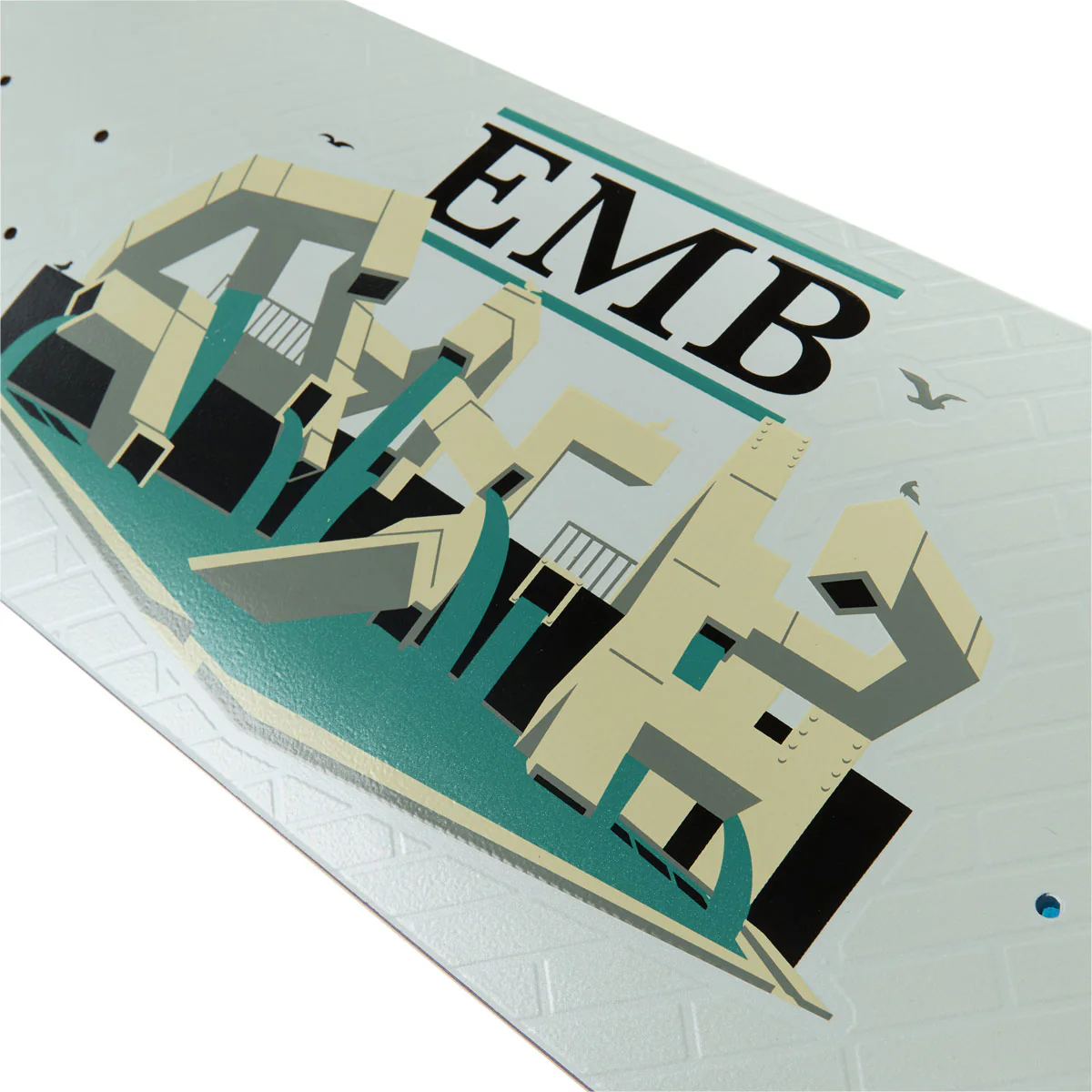 Real EMB Team Skateboard Complete - White - 8.50" - Image 5
