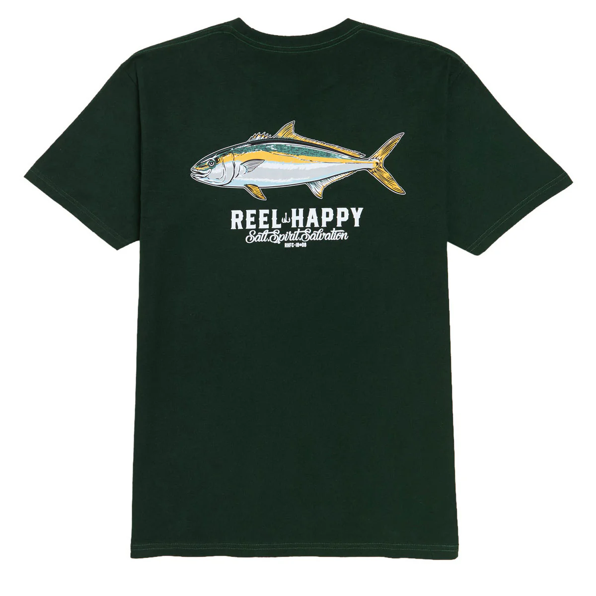 Reel Happy Buri T-Shirt - Forest Green