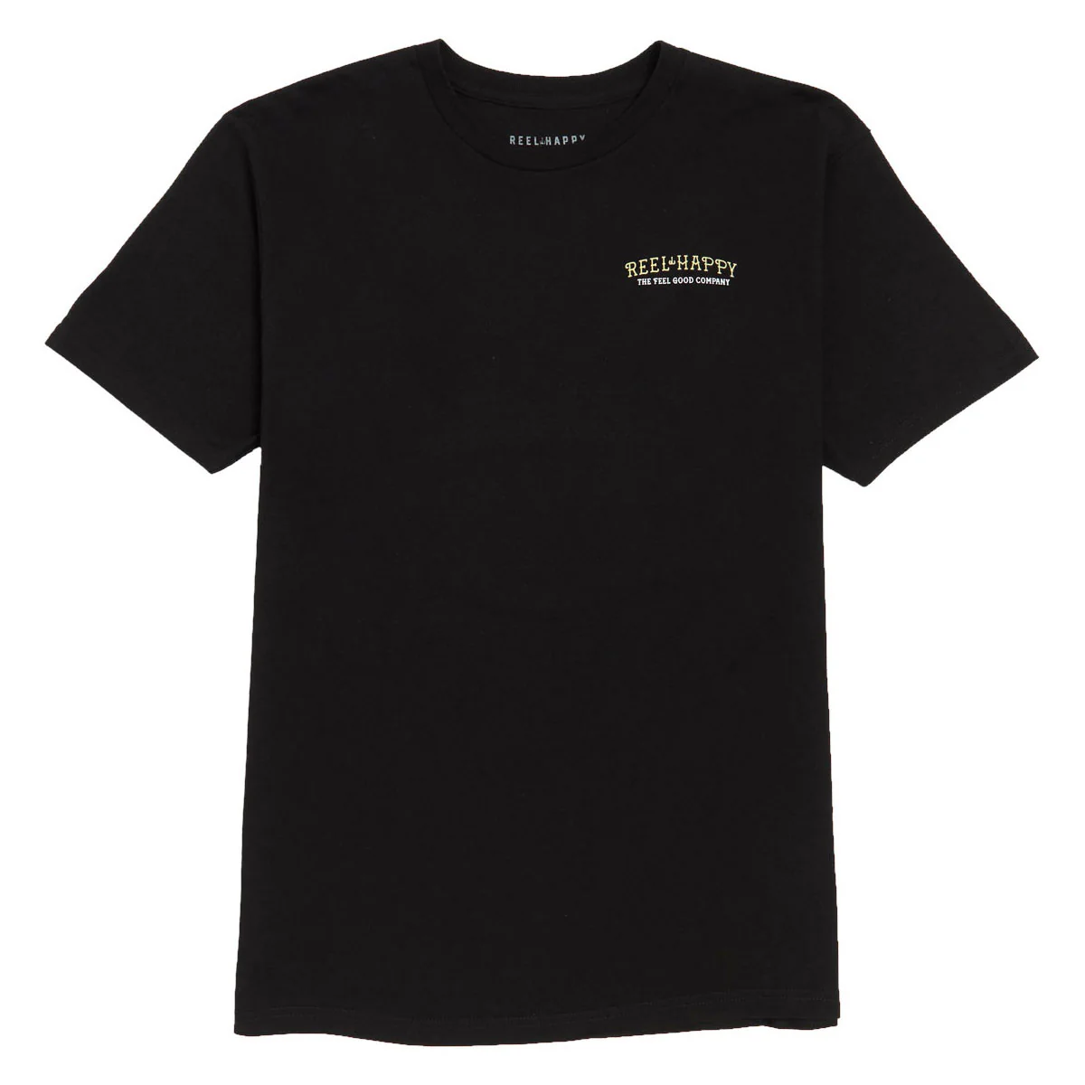 Reel Happy Easy Life T-Shirt - Black - Image 2