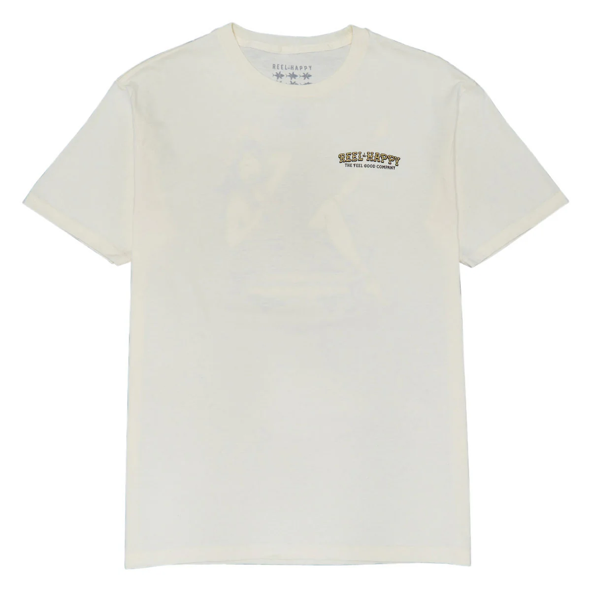 Reel Happy Easy Life T-Shirt - Natural - Image 2