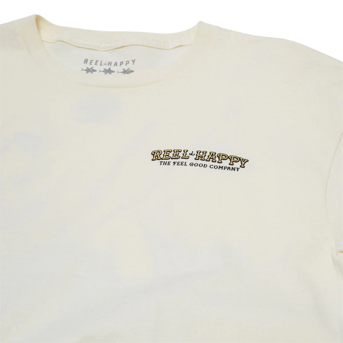 Reel Happy Easy Life T-Shirt - Natural - Image 3