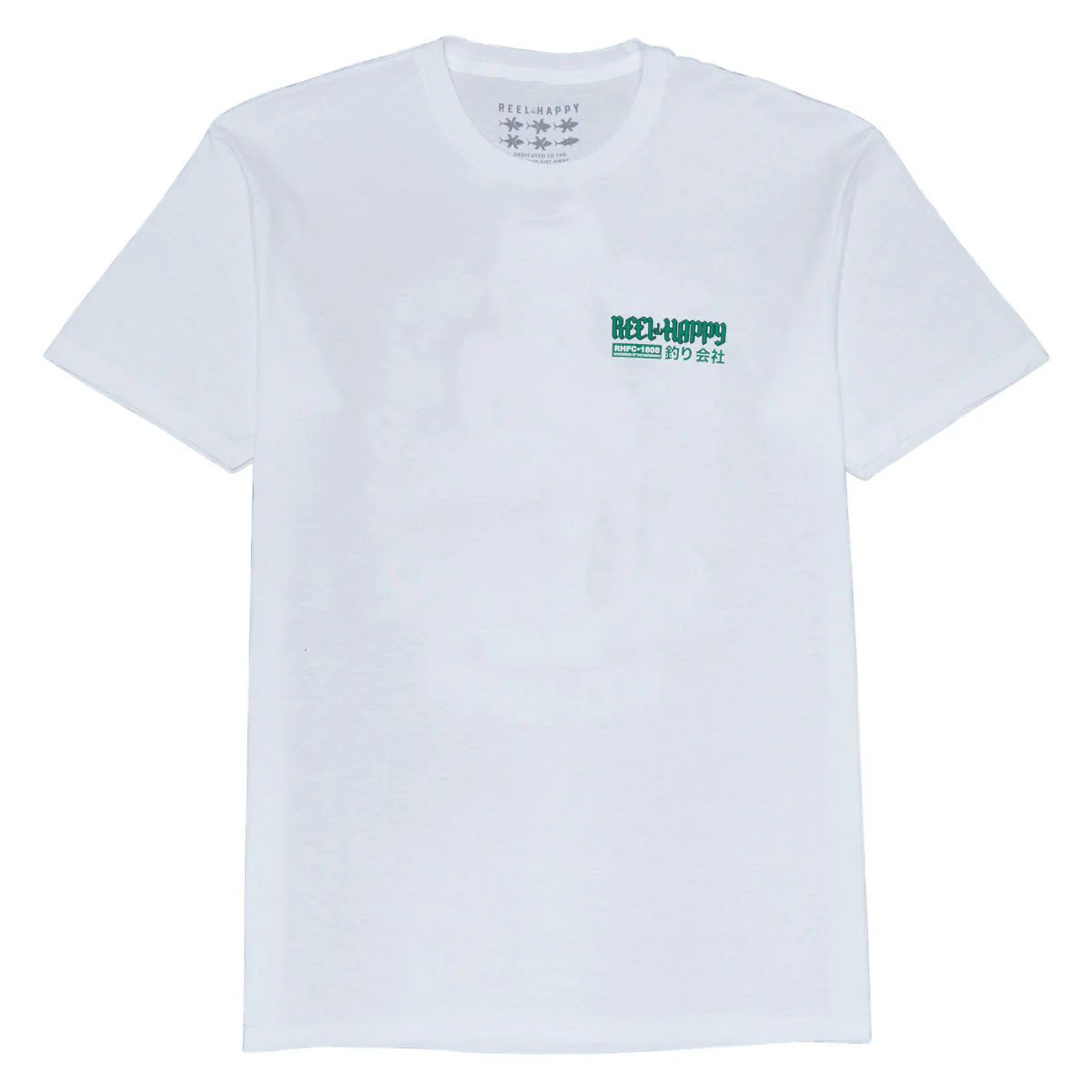 Reel Happy Goldie T-Shirt - White - Image 2