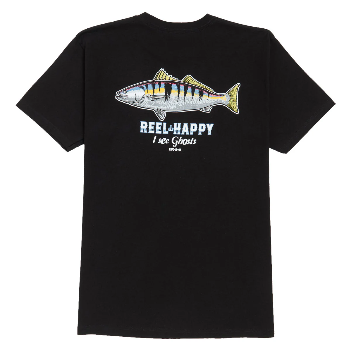Reel Happy I See Ghosts T-Shirt - Black