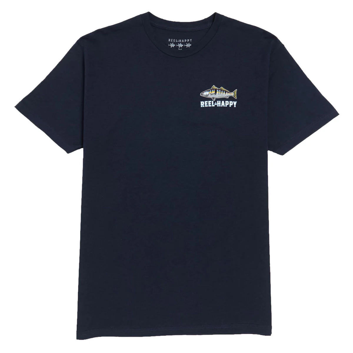 Reel Happy I See Ghosts T-Shirt - Navy - Image 2