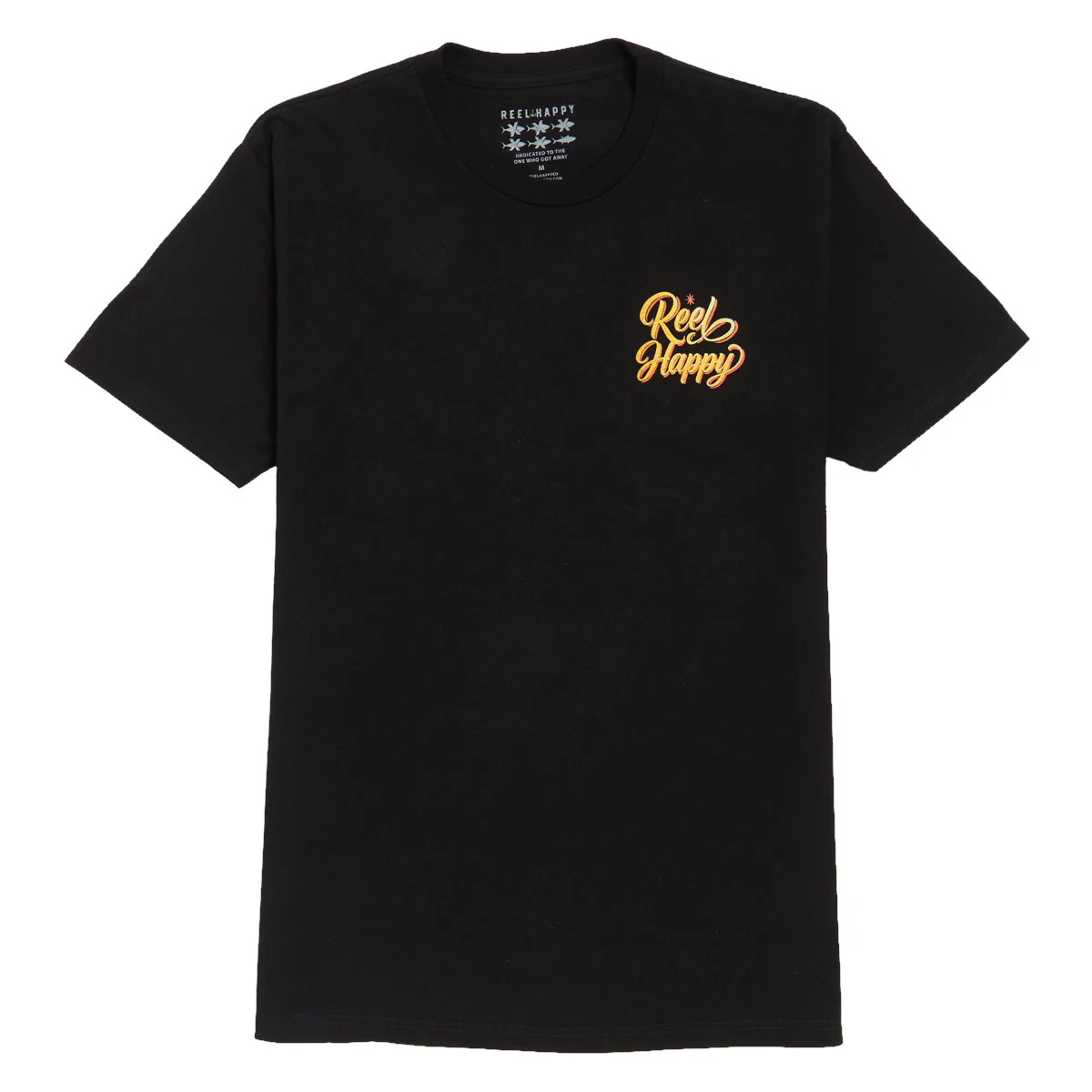 Reel Happy Lucky Lure T-Shirt - Black - Image 2