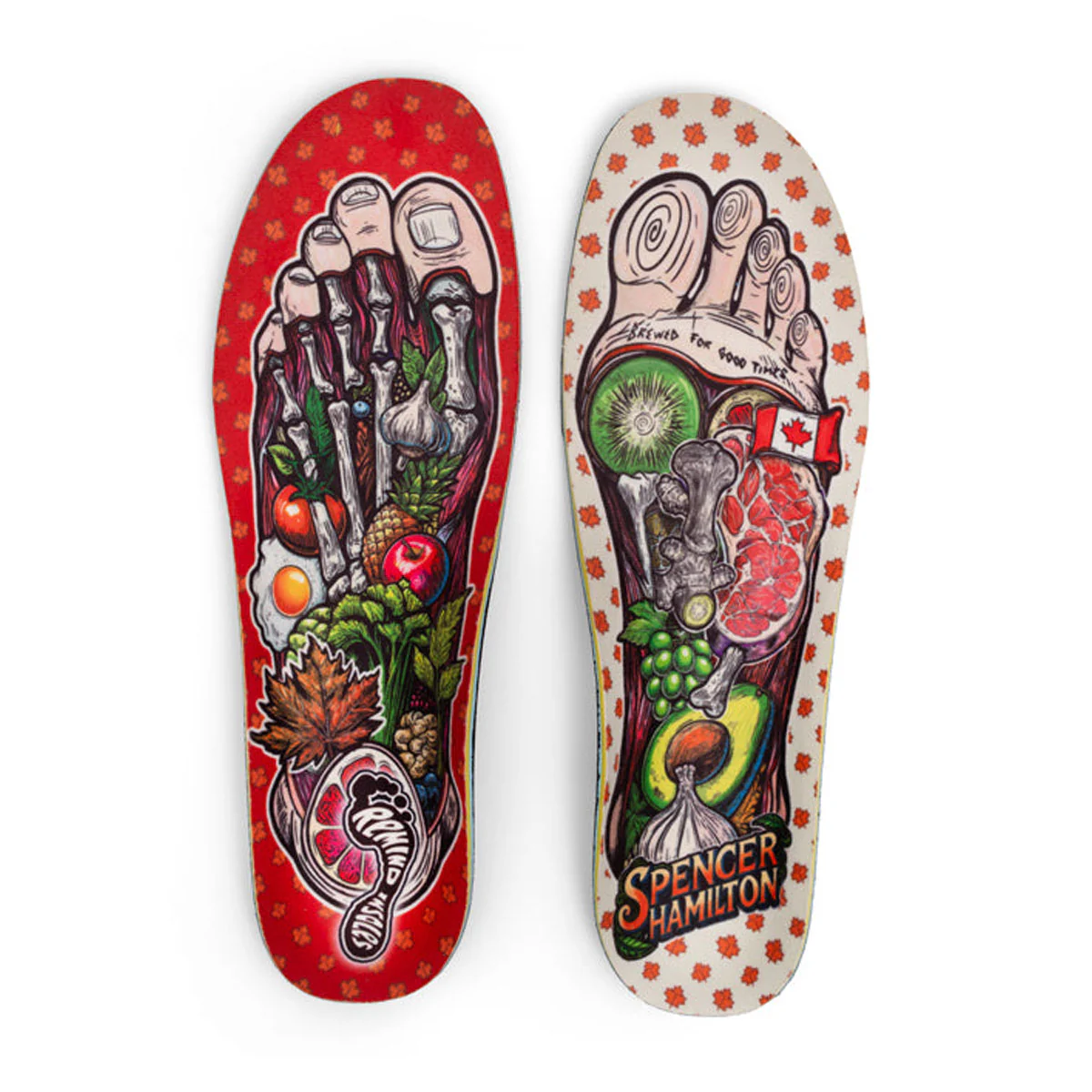 Remind Spencer Hamilton Medic Impact 5.5MM Mid-High Arch Gnar Foot Shoe Insole