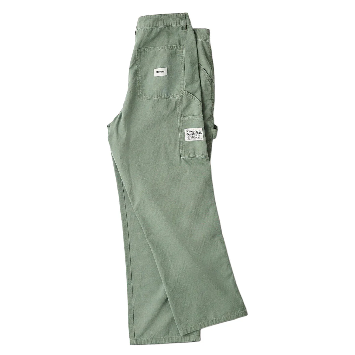 Rhythm Market Pants - Olive - Image 5