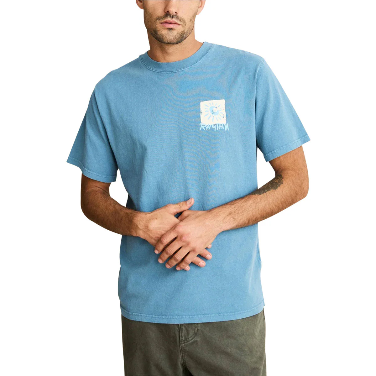 Rhythm Mementos Vintage T-Shirt - Bluestone - Image 3