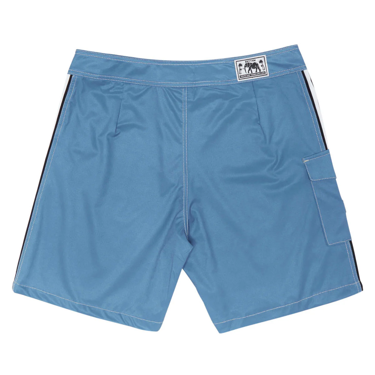 Rhythm Panel Stripe Boardshorts - Mineral Blue - Image 2