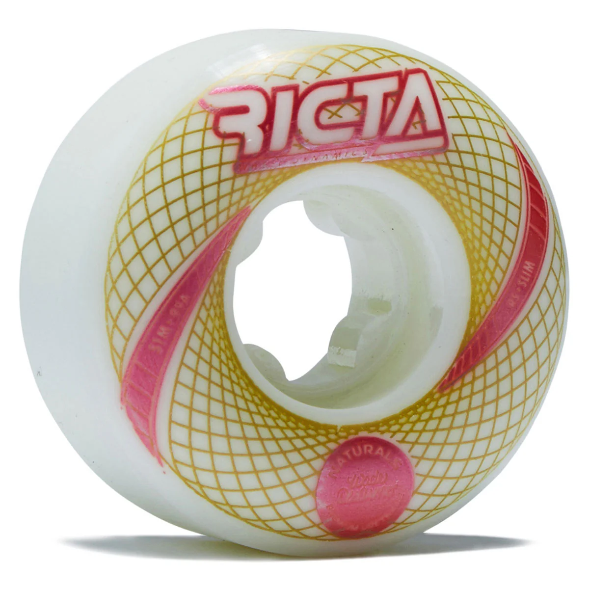 Ricta Desarmo Vortex Naturals Slim 99a Skateboard Wheels - White - 51mm
