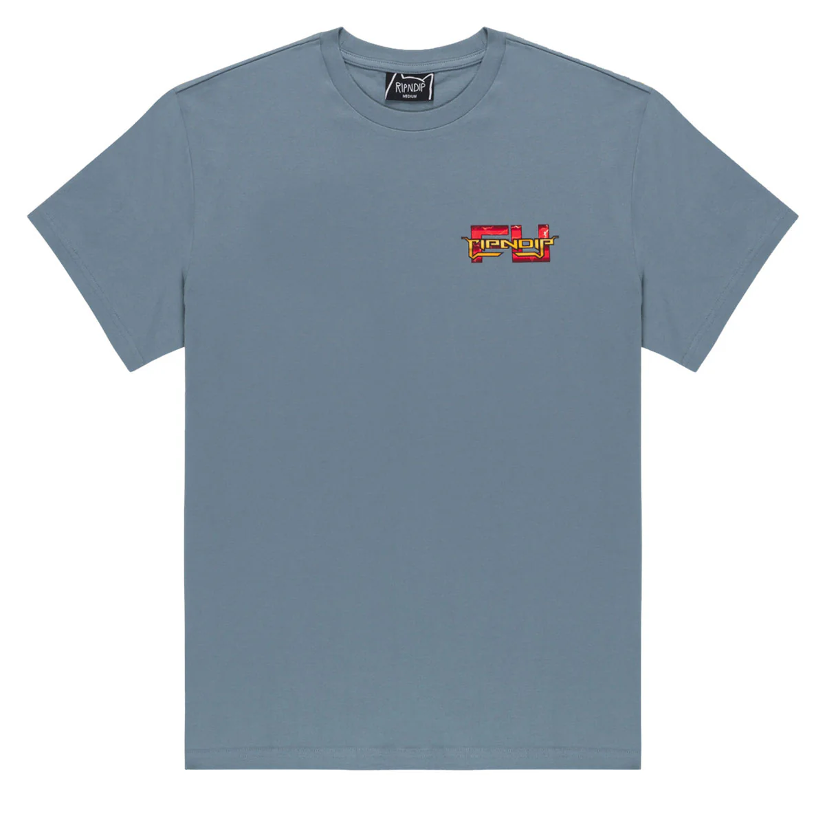 RIPNDIP Fight T-Shirt - Dusty Slate - Image 2